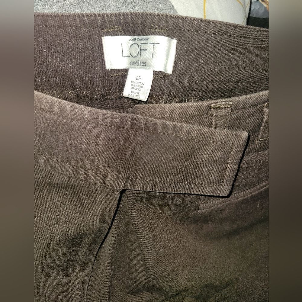 Loft Brown Dress Pants Size 8 Petite